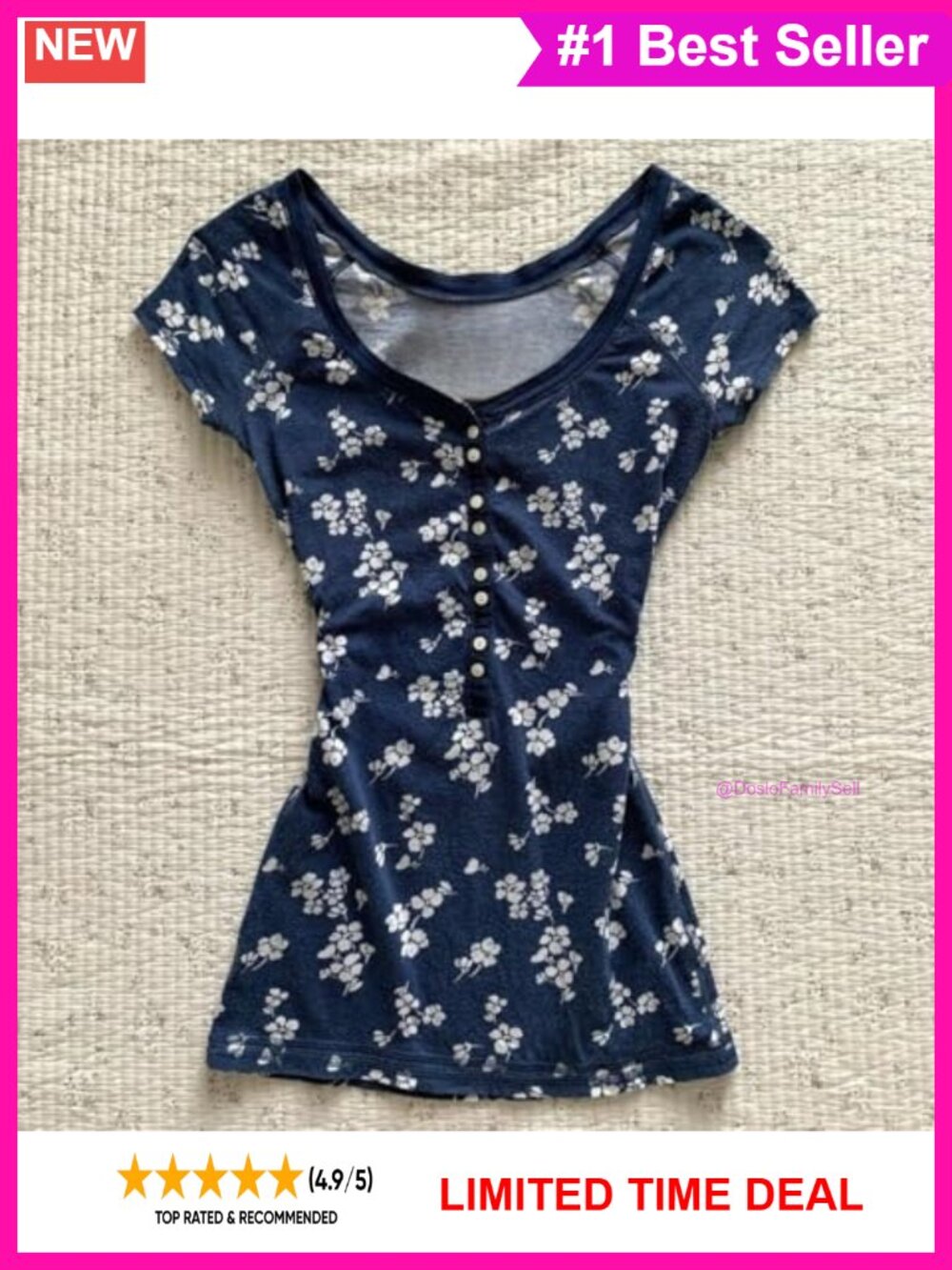 Y2K Babydoll Peplum Blouse Lace Trim Bell Sleeve Coquette Top - Picture 4 of 4